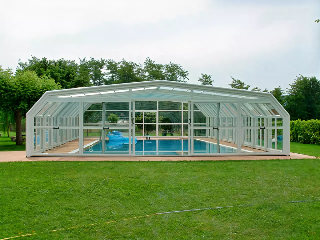 Pool enclosure installation