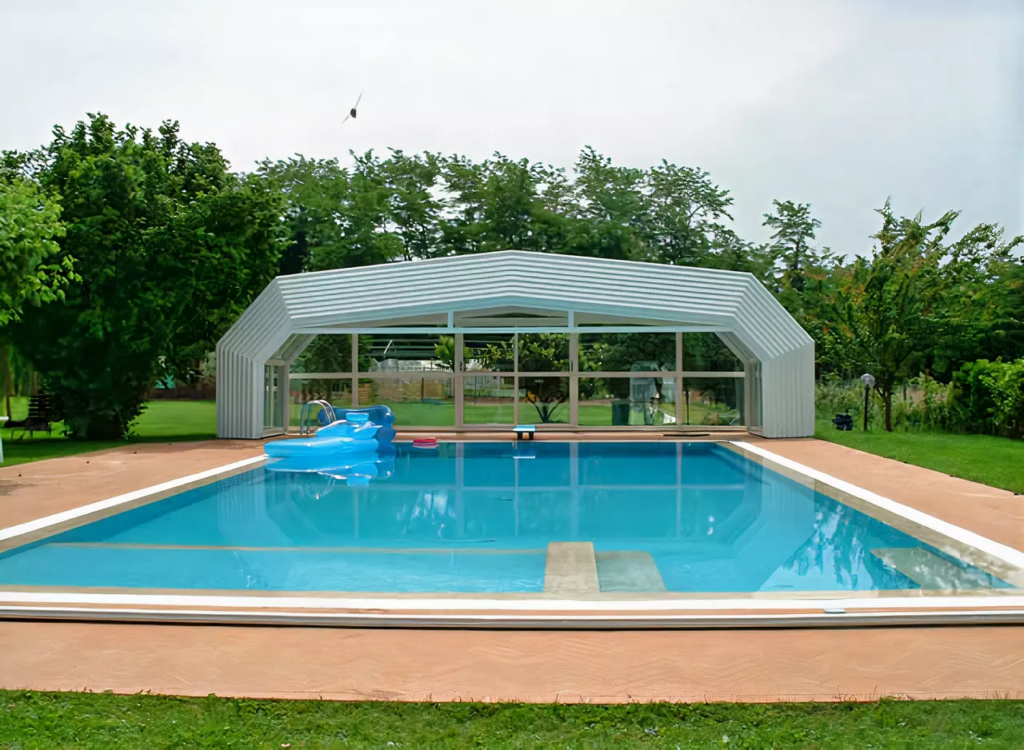 Pool enclosure installation